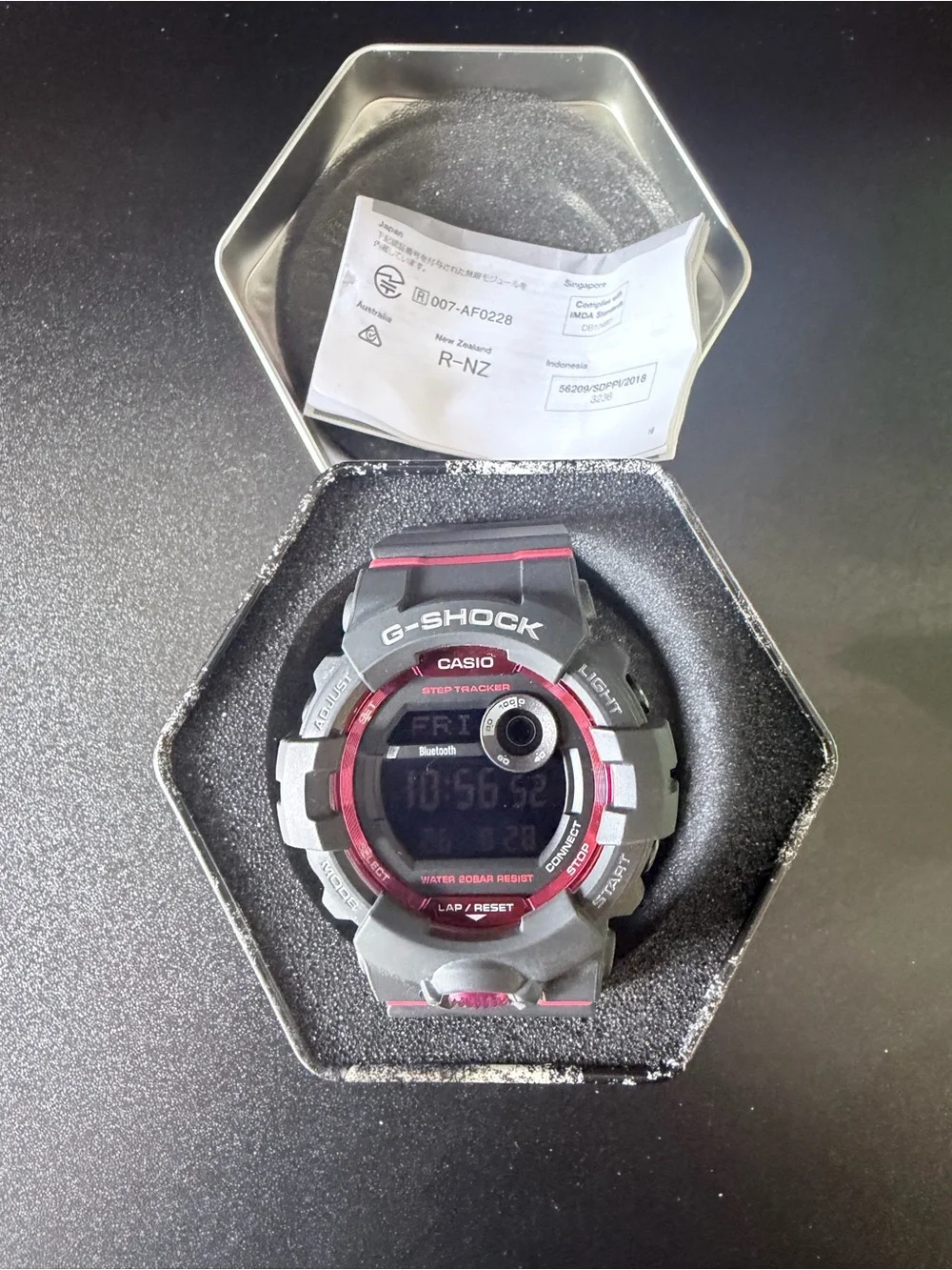 G-Shock Casio Black and Red Digital Sport Watch
